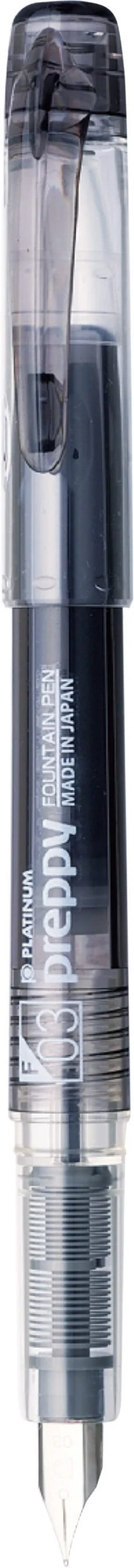 Pióro wieczne Preppy - Platinum - Black F