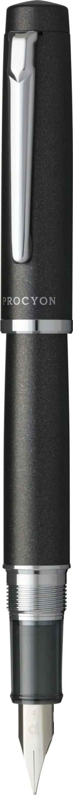 Pióro wieczne Procyon - Platinum - Shadow Mica Black F