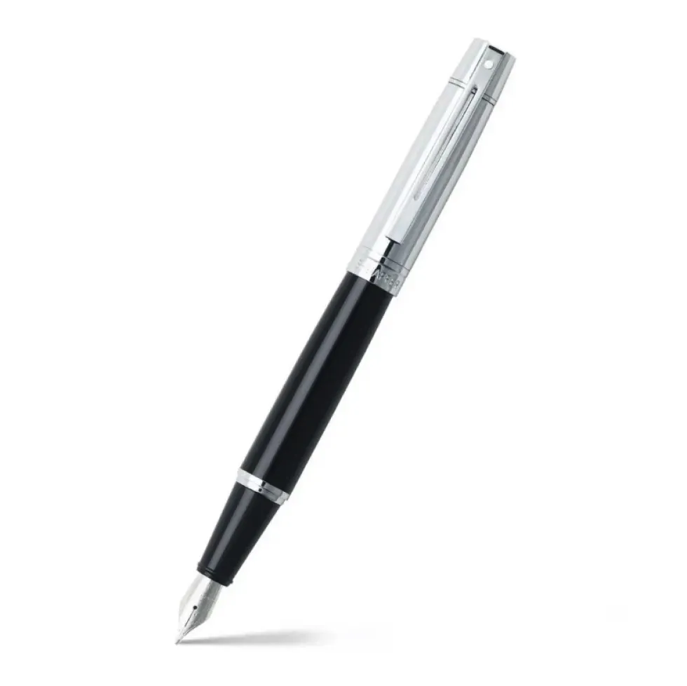 Pióro wieczne 300 - Sheaffer - Black and Chrome F