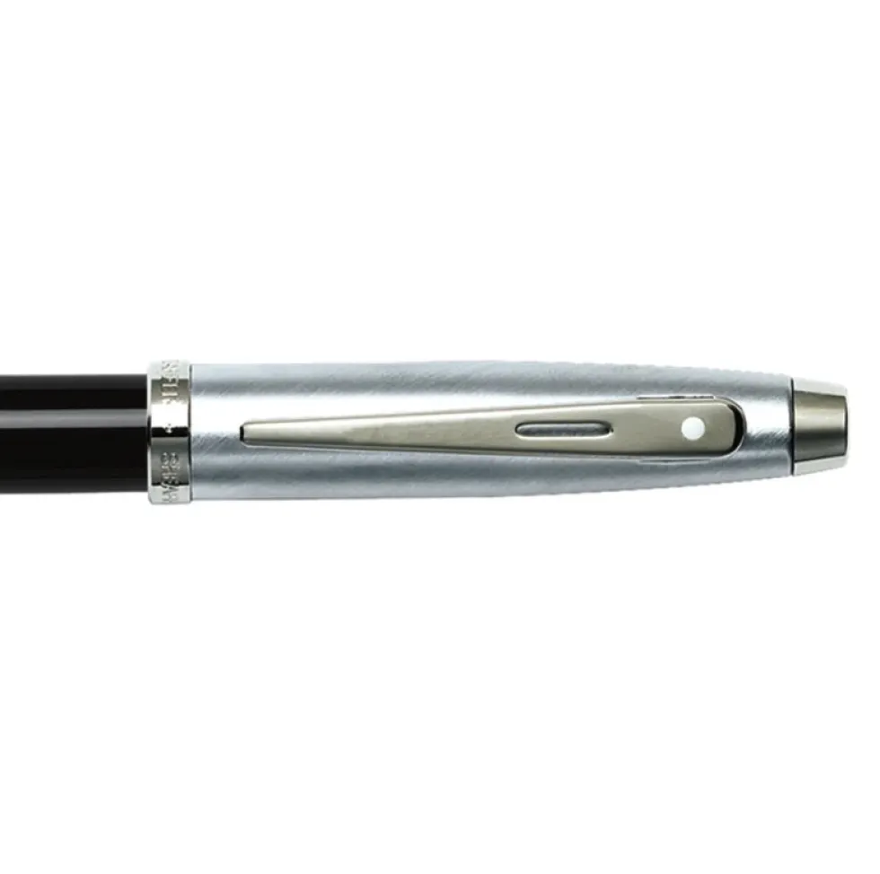 Pióro wieczne 100 - Sheaffer - Black and Chrome M