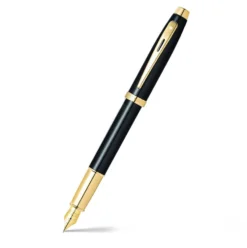 Pióro wieczne 100 - Sheaffer - Black Gold Trim M