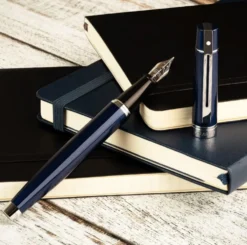 Pióro wieczne 300 - Sheaffer - Blue Chrome Trim F