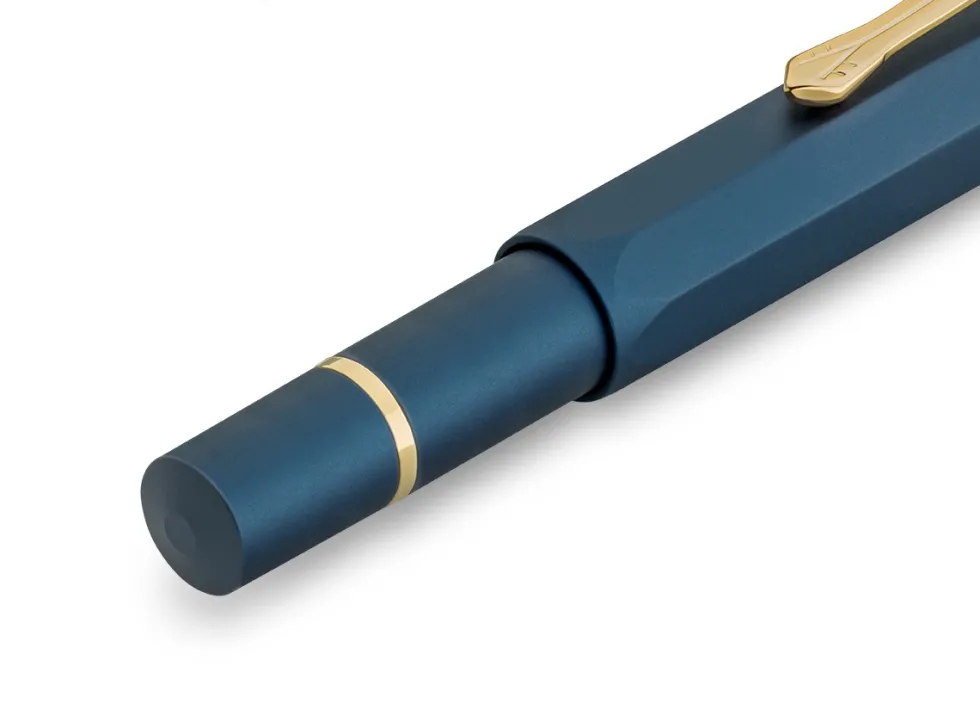Pióro wieczne Sport Piston Filler zestaw startowy - Kaweco - Navy EF