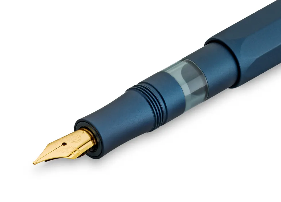 Pióro wieczne Sport Piston Filler zestaw startowy - Kaweco - Navy EF