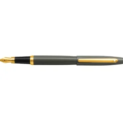 Pióro wieczne VFM - Sheaffer - Glossy Light Gray Gold Trim M