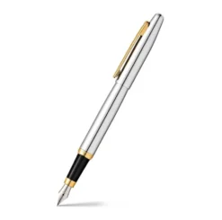 Pióro wieczne VFM - Sheaffer - Polished Chrome Gold Trim M