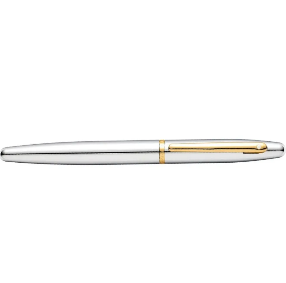 Pióro wieczne VFM - Sheaffer - Polished Chrome Gold Trim M