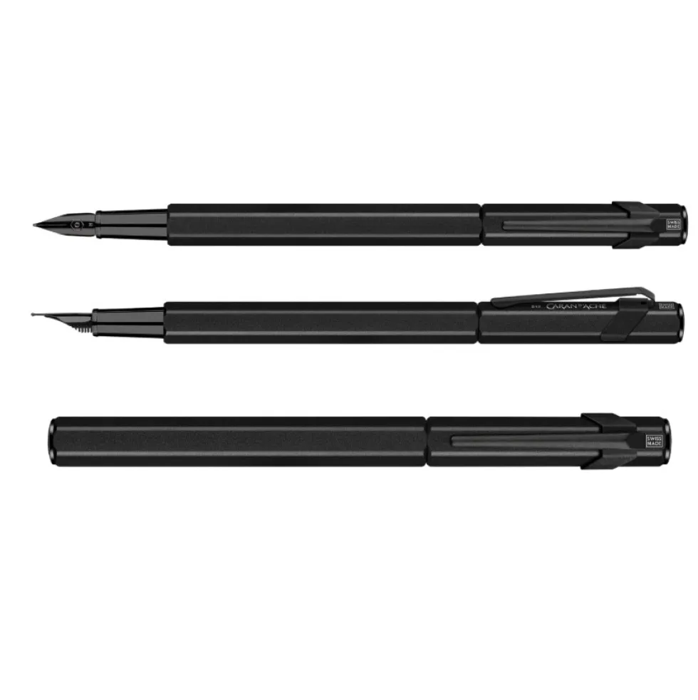 Pióro wieczne 849 z etui - Caran d'Ache - Black Code F