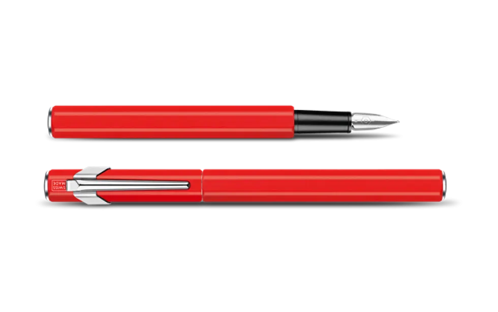 Pióro wieczne 849 z etui - Caran d'Ache - czerwone, EF