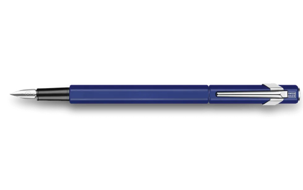 Pióro wieczne 849 z etui - Caran d'Ache - niebieskie, EF
