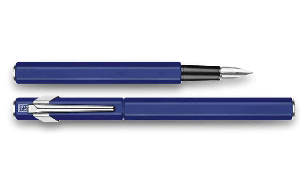 Pióro wieczne 849 z etui - Caran d'Ache - niebieskie, EF