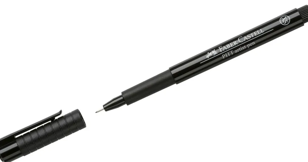 Pisak artystyczny Pitt Artist Pen - Faber-Castell - czarny, XS