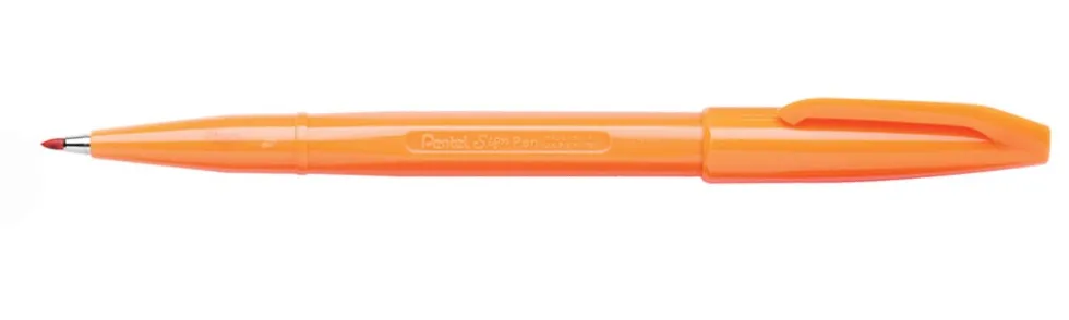 Pisak artystyczny Sign Pen - Pentel - pomarańczowy