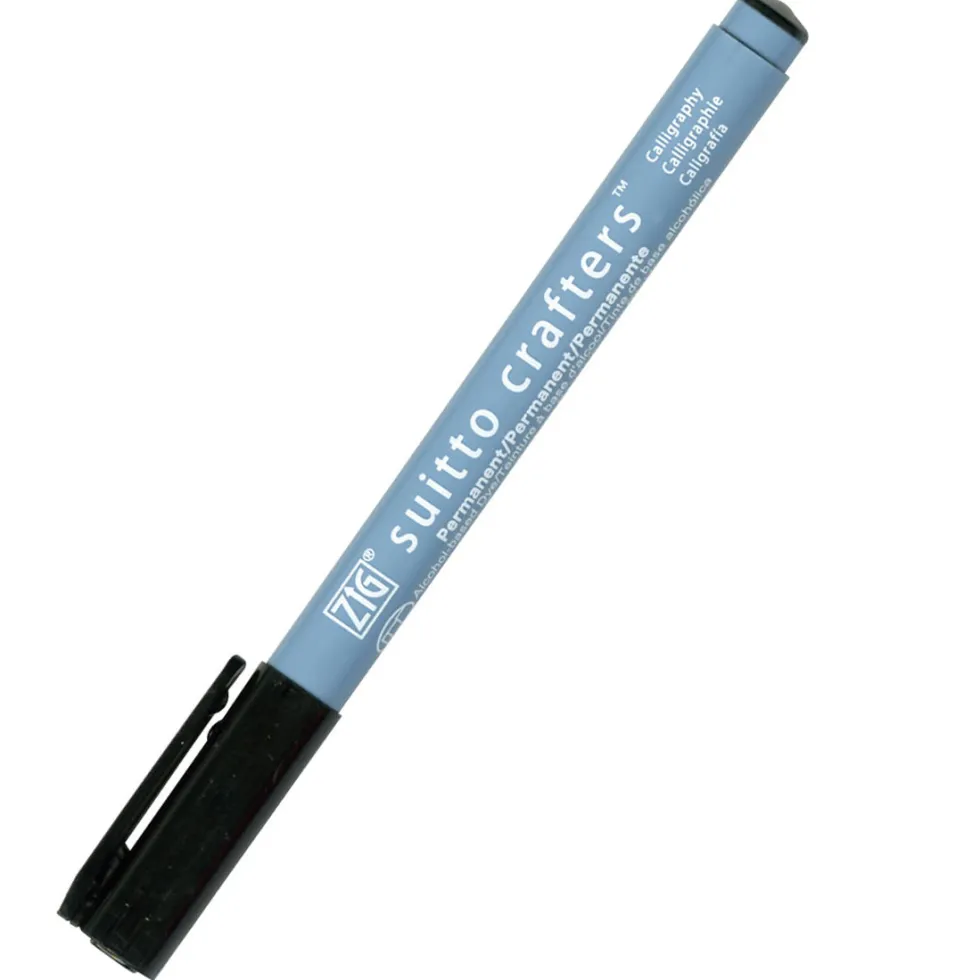 Pisak do kaligrafii Zig Suitto Crafters - Kuretake - 1 mm, czarny