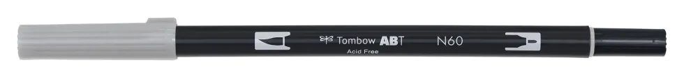 Pisak dwustronny Dual Brush Pen - Tombow - Cool Grey 6
