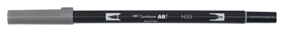 Pisak dwustronny Dual Brush Pen - Tombow - Cool Grey 12
