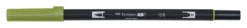 Pisak dwustronny Dual Brush Pen - Tombow - Dark Olive