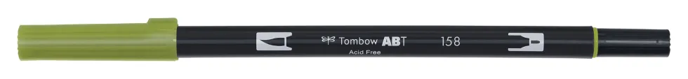 Pisak dwustronny Dual Brush Pen - Tombow - Dark Olive