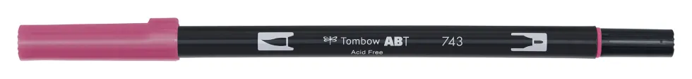 Pisak dwustronny Dual Brush Pen - Tombow - Hot Pink