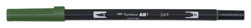 Pisak dwustronny Dual Brush Pen - Tombow - Hunter Green