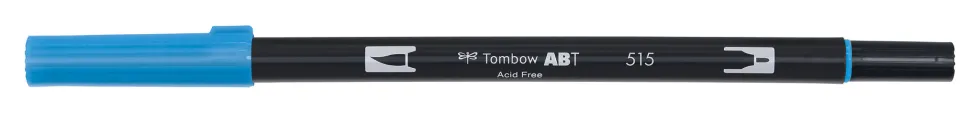 Pisak dwustronny Dual Brush Pen - Tombow - Light Blue