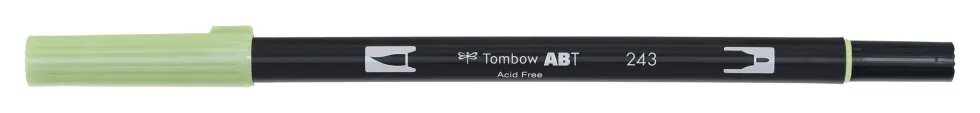 Pisak dwustronny Dual Brush Pen - Tombow - Mint