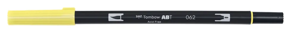 Pisak dwustronny Dual Brush Pen - Tombow - Pale Yellow