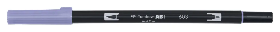 Pisak dwustronny Dual Brush Pen - Tombow - Periwinkle