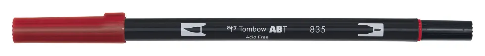 Pisak dwustronny Dual Brush Pen - Tombow - Persimmon