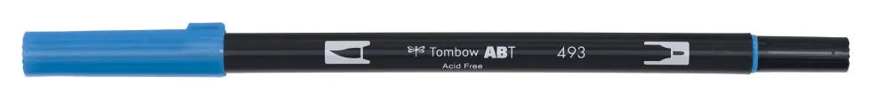 Pisak dwustronny Dual Brush Pen - Tombow - Reflex Blue