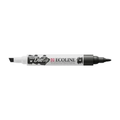 Pisak dwustronny Ecoline Duotip - Talens - 700, Black