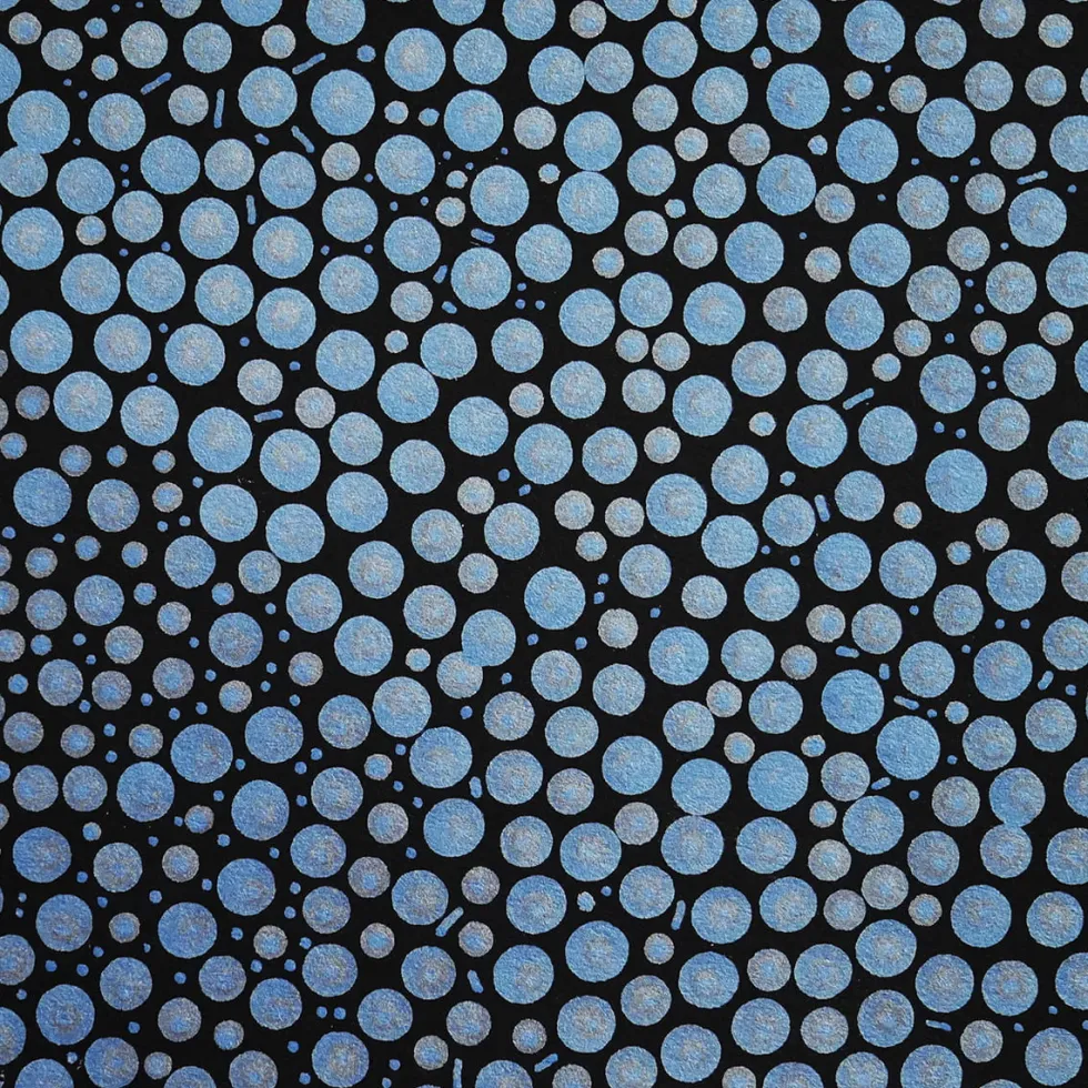 Pisak dwustronny Zig Clean Color Dot Metallic - Kuretake - Blue