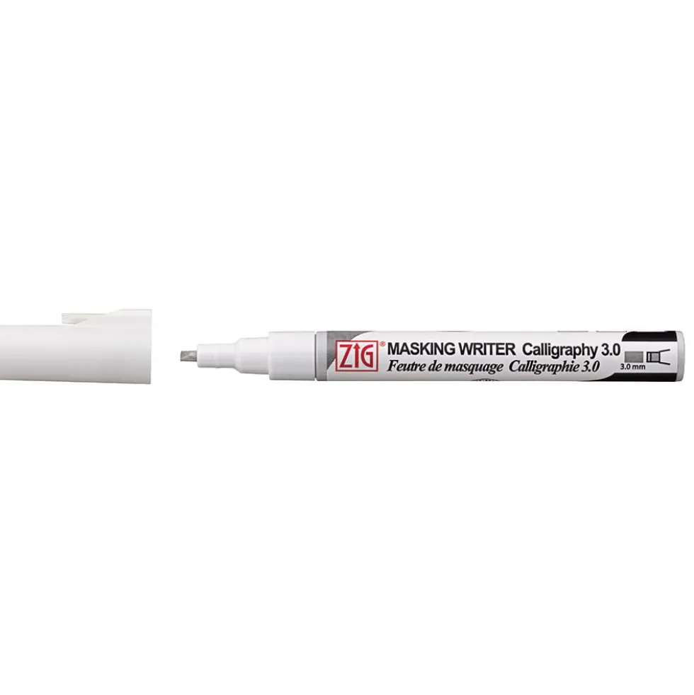 Pisak maskujący do akwareli Masking Writer Calligraphy - Kuretake - 3 mm