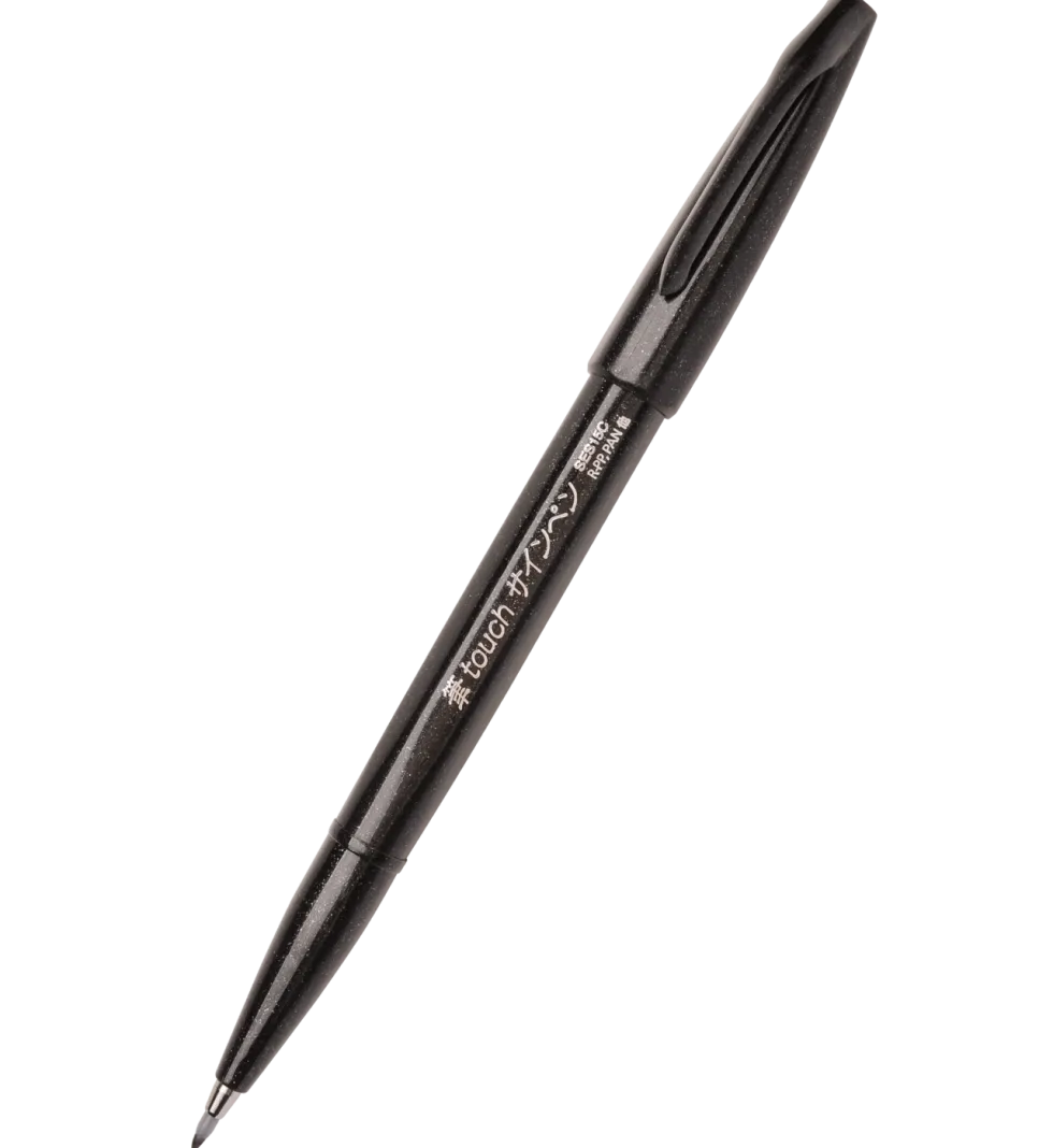 Pisak pędzelkowy Brush Sign Pen - Pentel - czarny