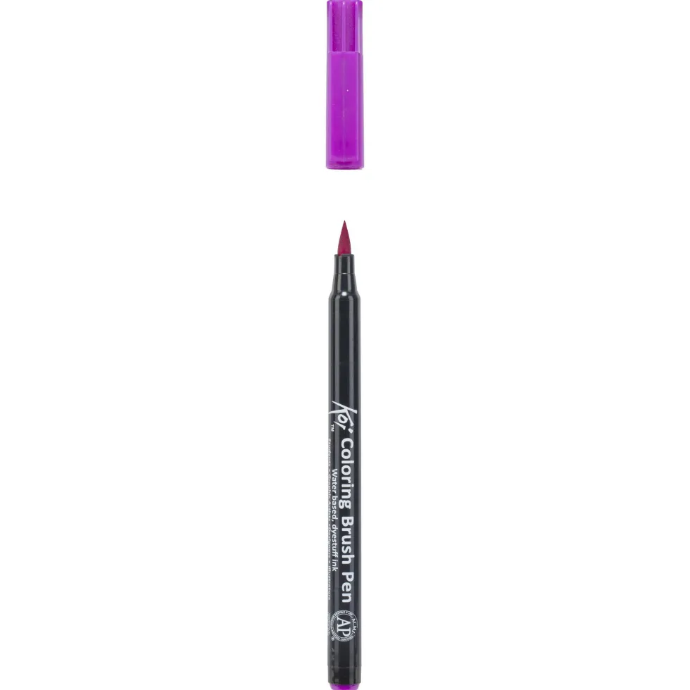 Pisak pędzelkowy Koi Coloring Brush Pen - Sakura - Bordeaux