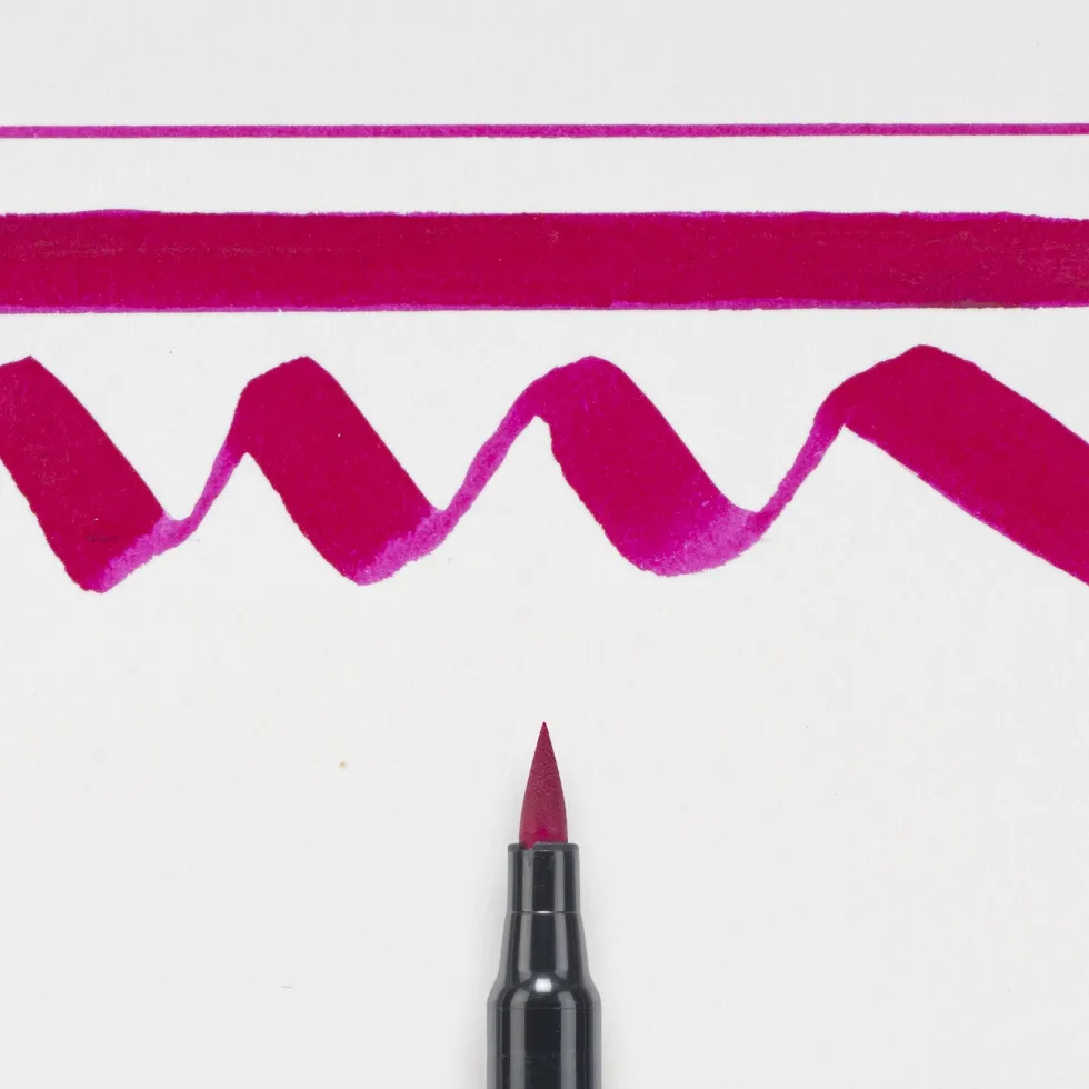 Pisak pędzelkowy Koi Coloring Brush Pen - Sakura - Bordeaux