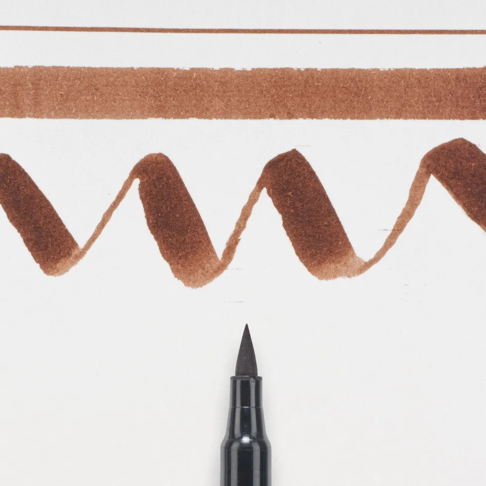 Pisak pędzelkowy Koi Coloring Brush Pen - Sakura - Brown