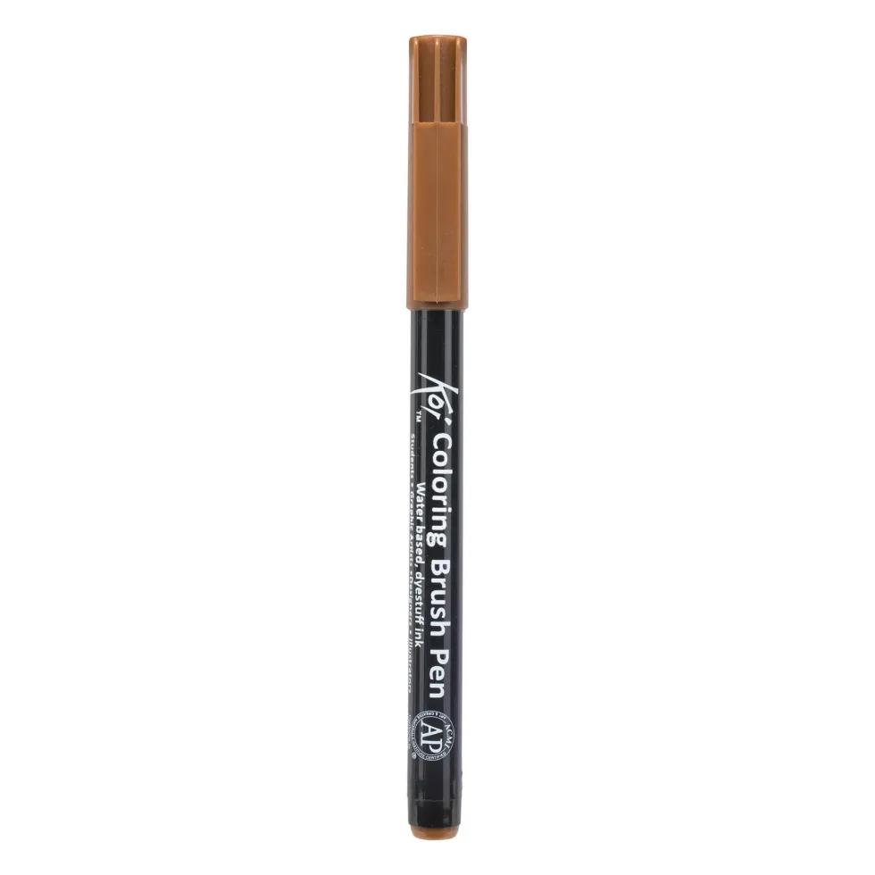 Pisak pędzelkowy Koi Coloring Brush Pen - Sakura - Brown