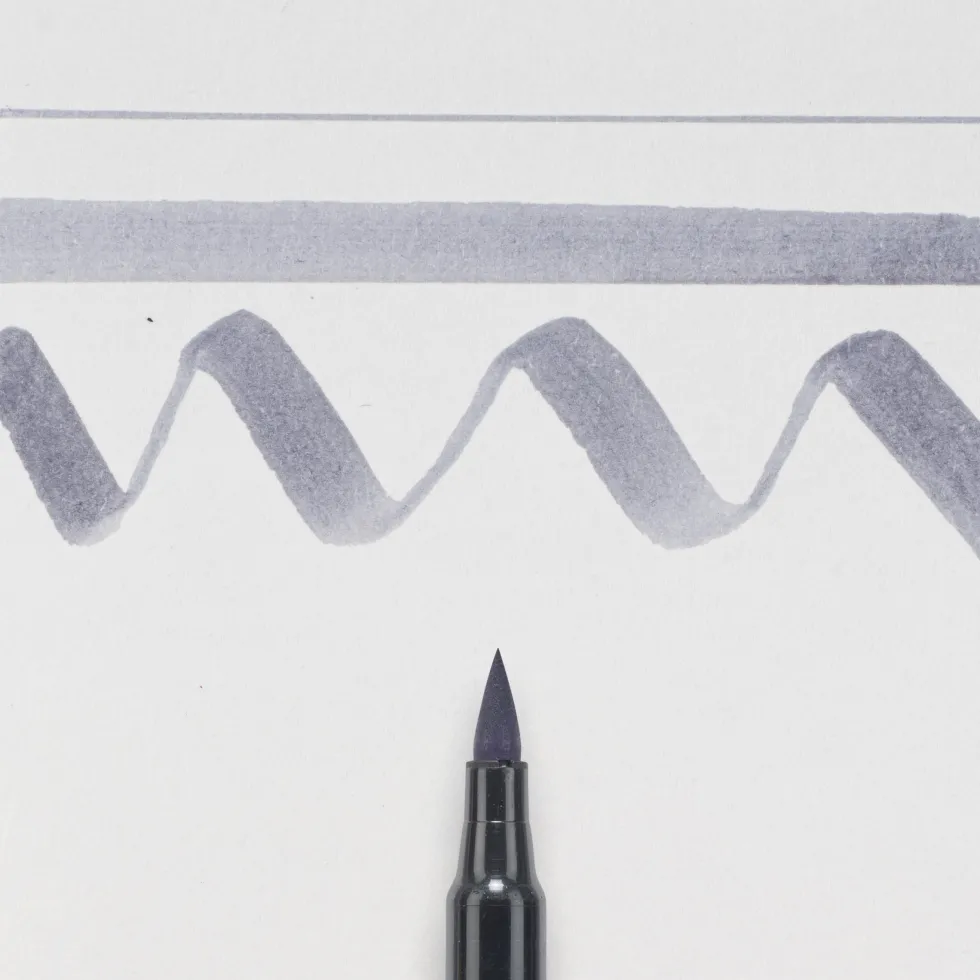Pisak pędzelkowy Koi Coloring Brush Pen - Sakura - Cool Gray