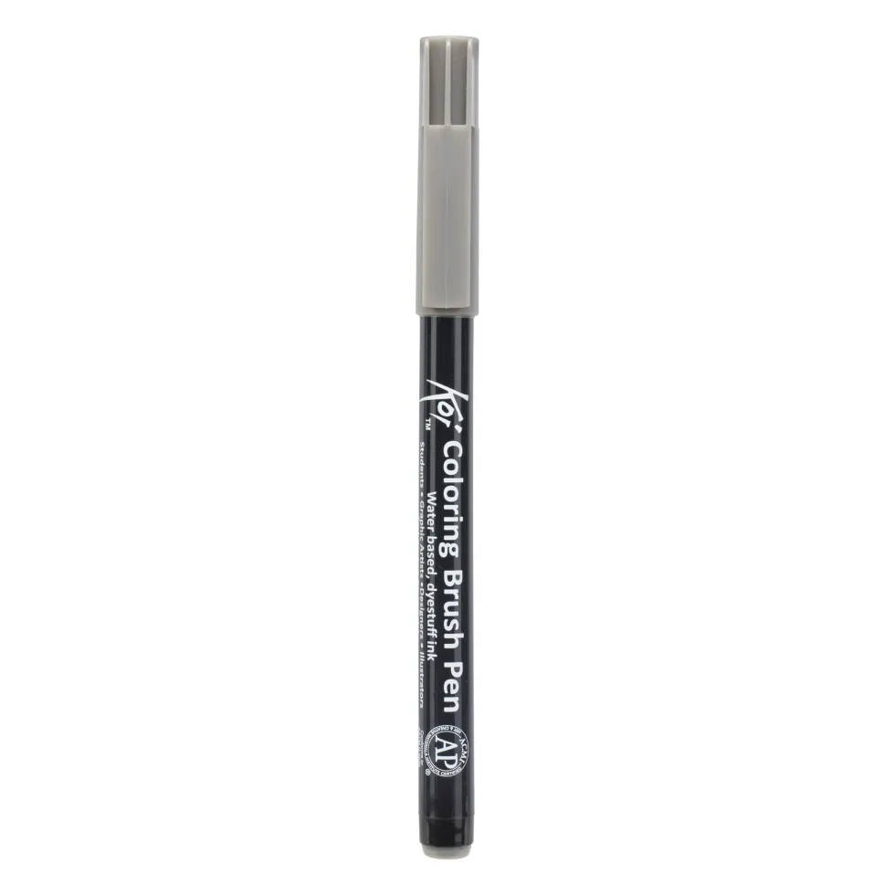 Pisak pędzelkowy Koi Coloring Brush Pen - Sakura - Dark Cool Gray
