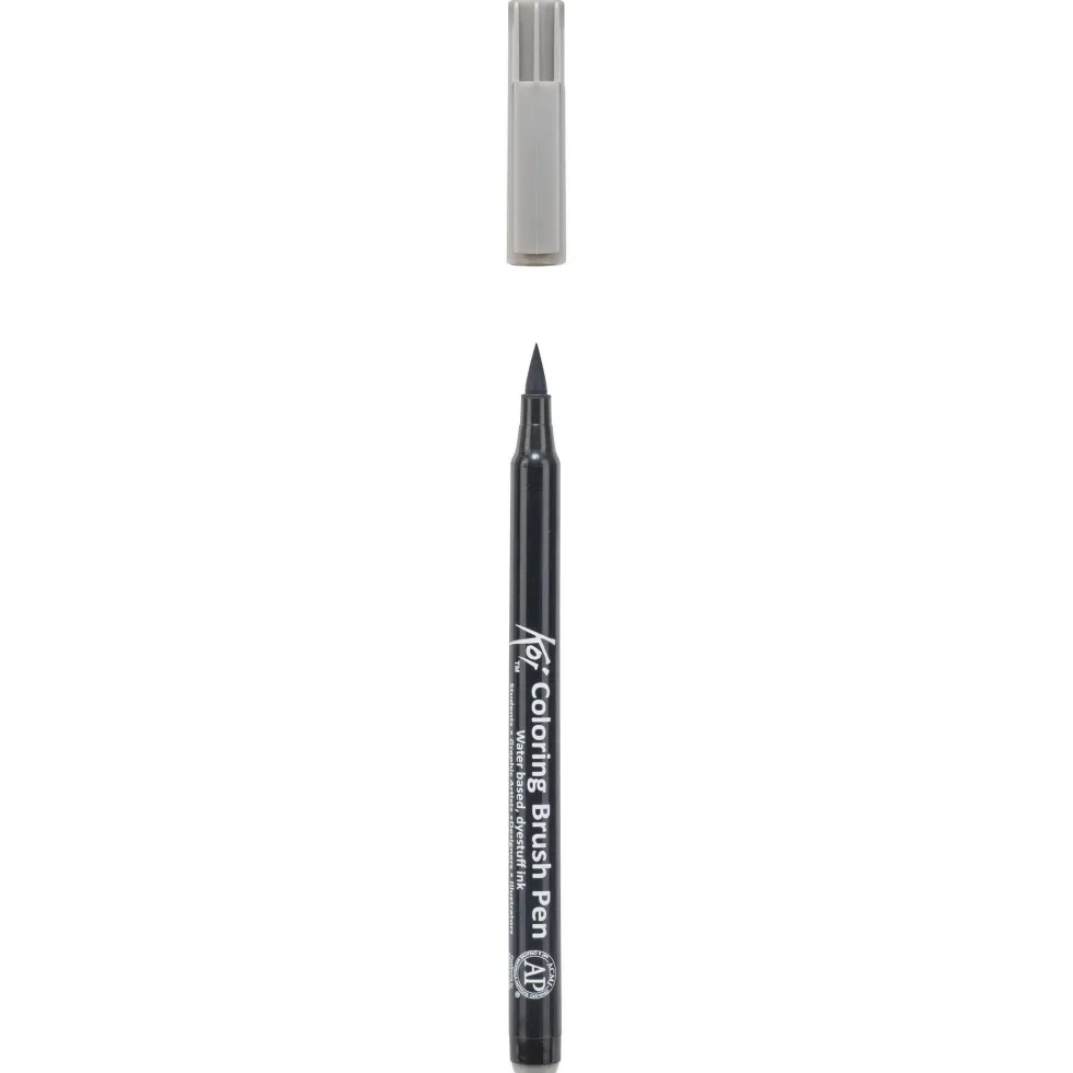 Pisak pędzelkowy Koi Coloring Brush Pen - Sakura - Dark Cool Gray