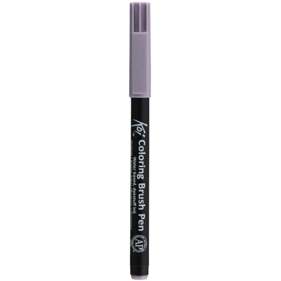 Pisak pędzelkowy Koi Coloring Brush Pen - Sakura - Gray Purple