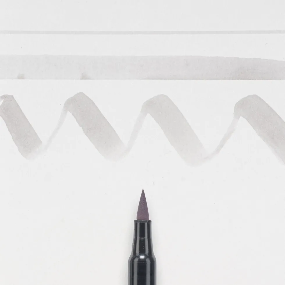 Pisak pędzelkowy Koi Coloring Brush Pen - Sakura - Light Cool Gray