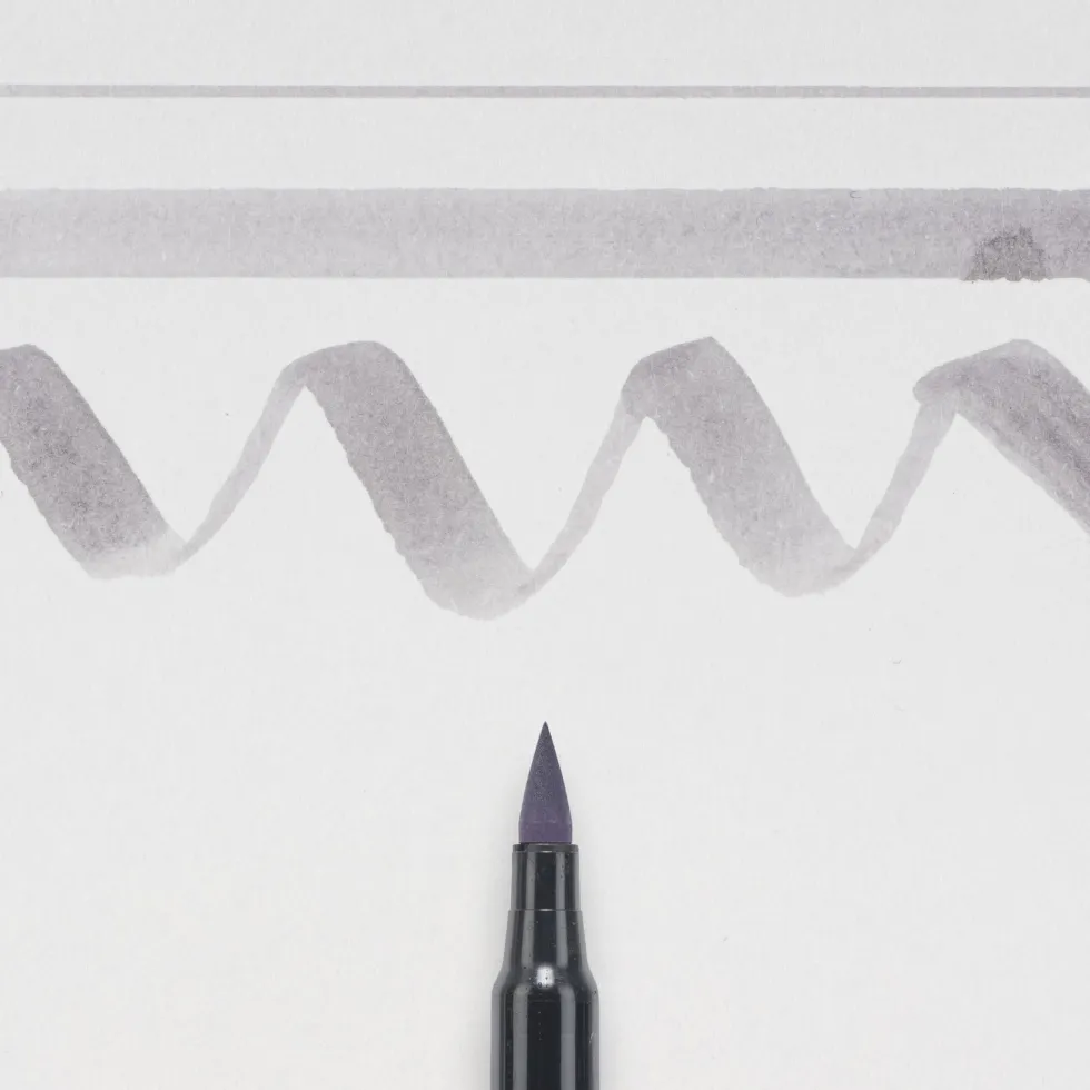 Pisak pędzelkowy Koi Coloring Brush Pen - Sakura - Light Warm Gray