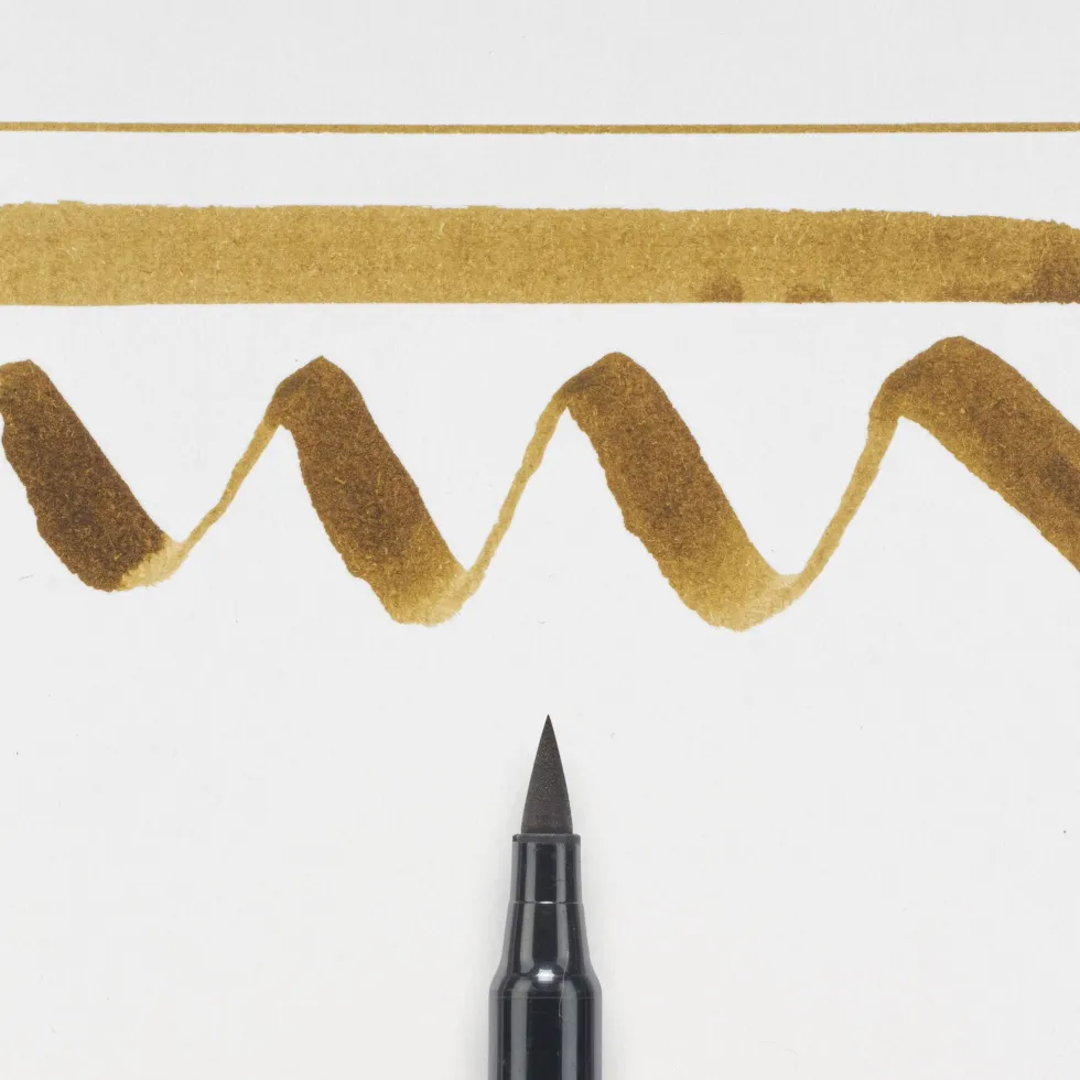 Pisak pędzelkowy Koi Coloring Brush Pen - Sakura - Raw Umber