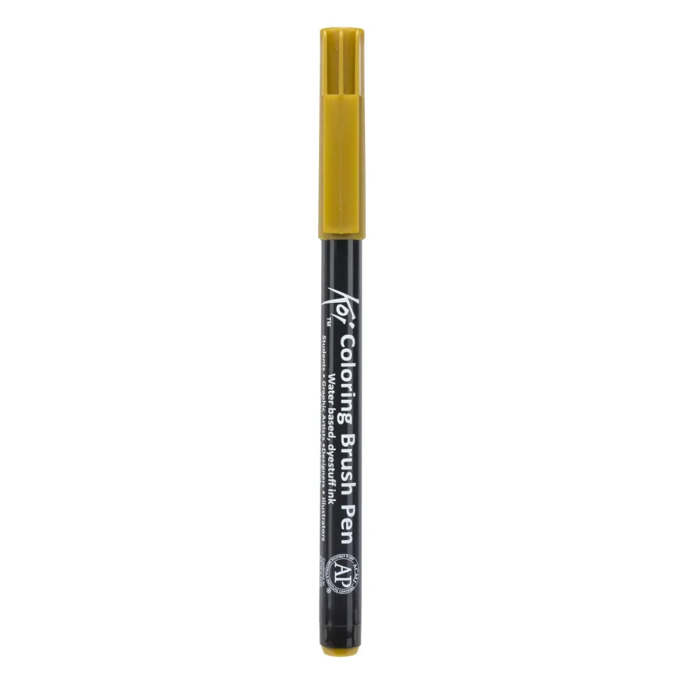 Pisak pędzelkowy Koi Coloring Brush Pen - Sakura - Raw Umber