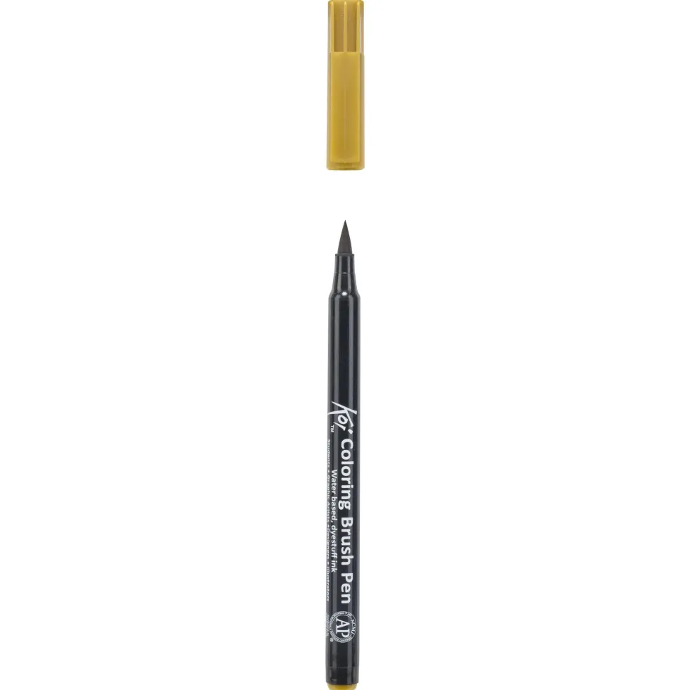 Pisak pędzelkowy Koi Coloring Brush Pen - Sakura - Raw Umber