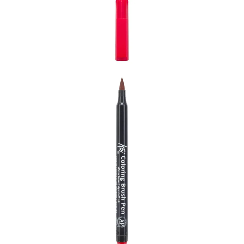 Pisak pędzelkowy Koi Coloring Brush Pen - Sakura - Red