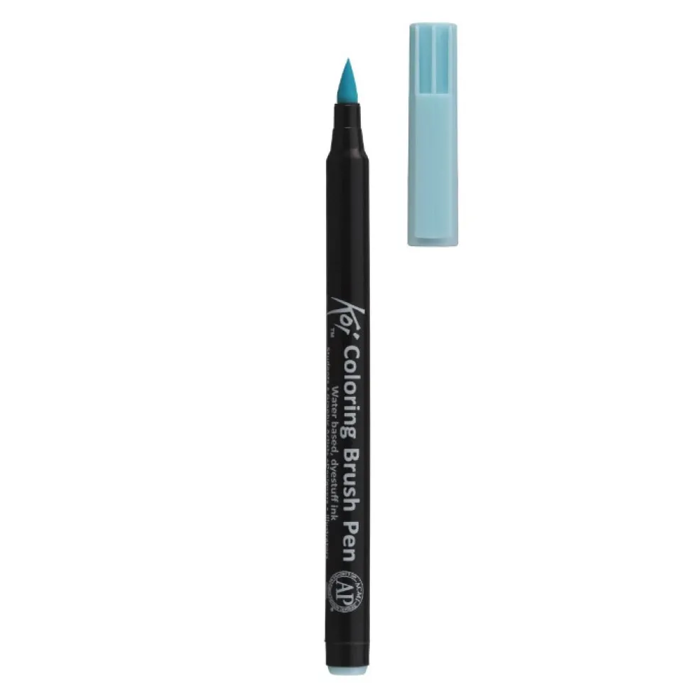 Pisak pędzelkowy Koi Coloring Brush Pen - Sakura - Sky Blue Pale