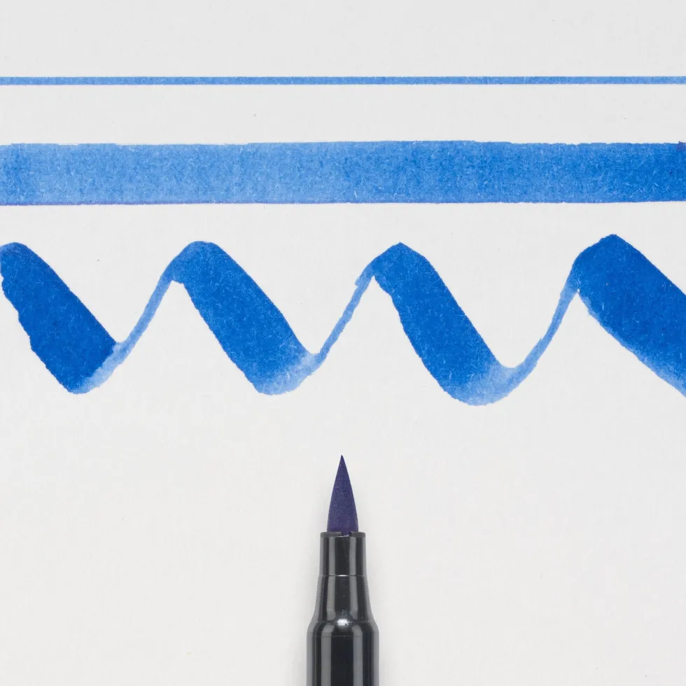 Pisak pędzelkowy Koi Coloring Brush Pen - Sakura - Steel Blue